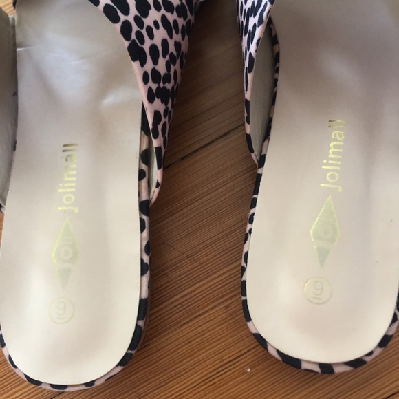 Jolimail cheetah print mules - Picture 3 of 3